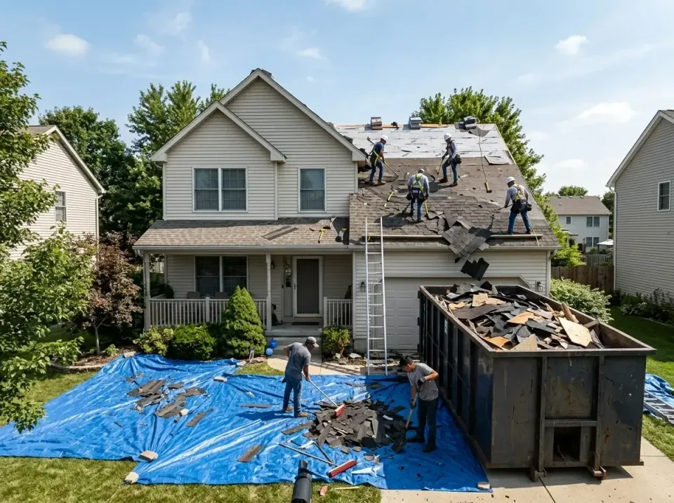 roof-replacement-debris-remova-004 — frequently asked questions, Cheapest Dumpster Rentals in Ballenger Creek, MD